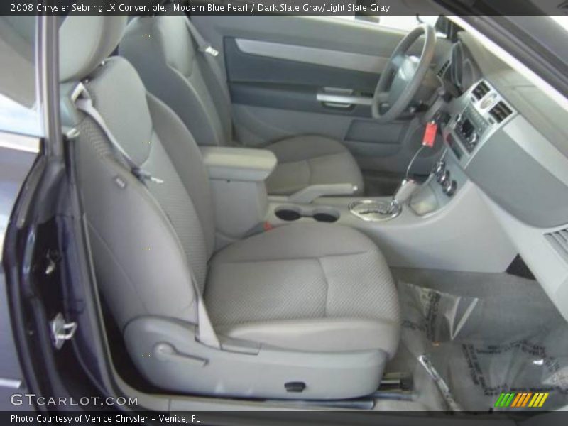 Modern Blue Pearl / Dark Slate Gray/Light Slate Gray 2008 Chrysler Sebring LX Convertible