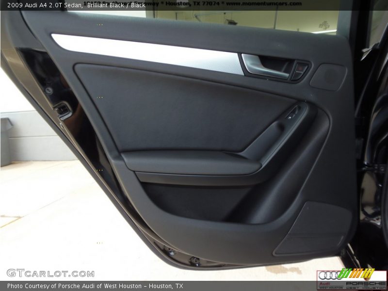 Brilliant Black / Black 2009 Audi A4 2.0T Sedan