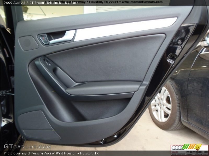 Brilliant Black / Black 2009 Audi A4 2.0T Sedan
