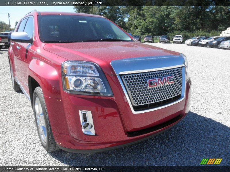 Crystal Red Tintcoat / Jet Black 2013 GMC Terrain Denali