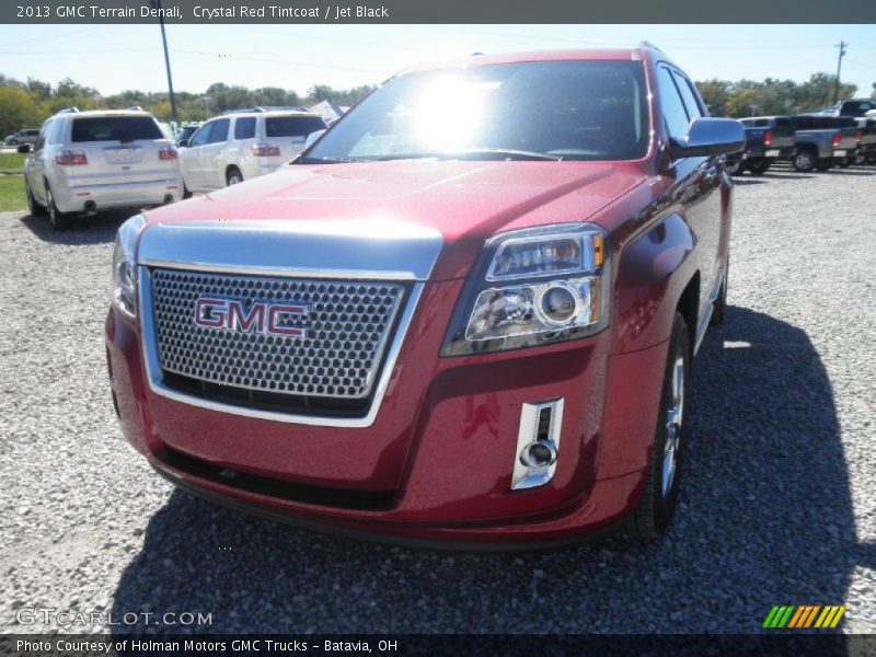 Crystal Red Tintcoat / Jet Black 2013 GMC Terrain Denali