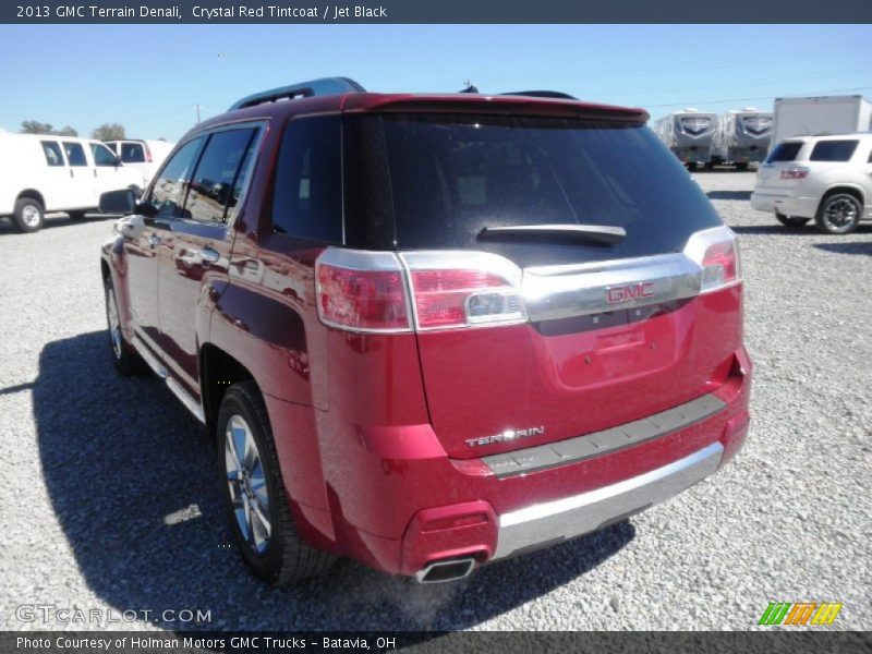 Crystal Red Tintcoat / Jet Black 2013 GMC Terrain Denali