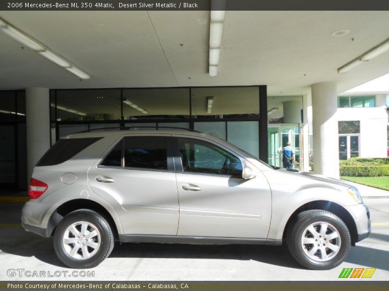 Desert Silver Metallic / Black 2006 Mercedes-Benz ML 350 4Matic
