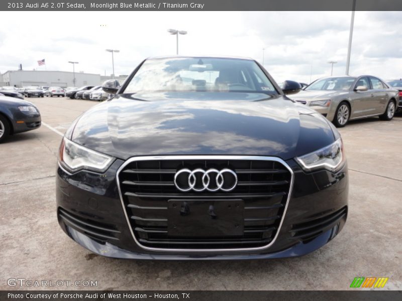 Moonlight Blue Metallic / Titanium Gray 2013 Audi A6 2.0T Sedan