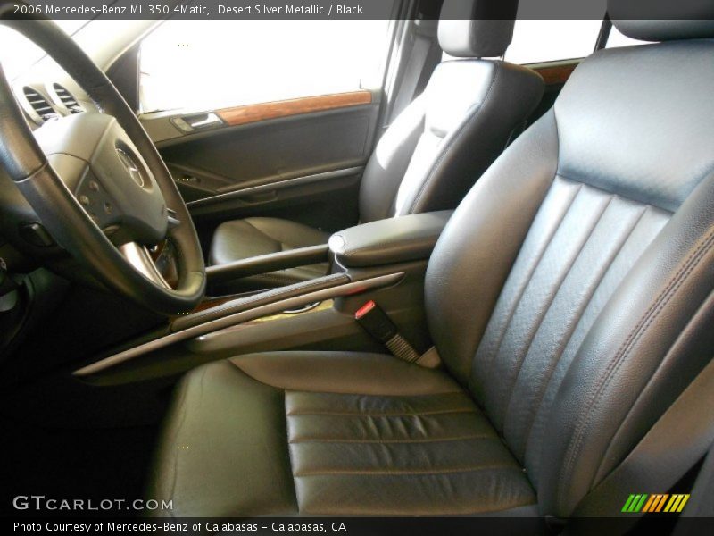 Desert Silver Metallic / Black 2006 Mercedes-Benz ML 350 4Matic