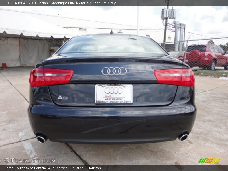 Moonlight Blue Metallic / Titanium Gray 2013 Audi A6 2.0T Sedan