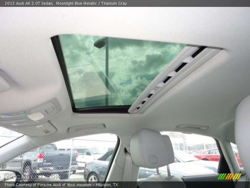 Moonlight Blue Metallic / Titanium Gray 2013 Audi A6 2.0T Sedan