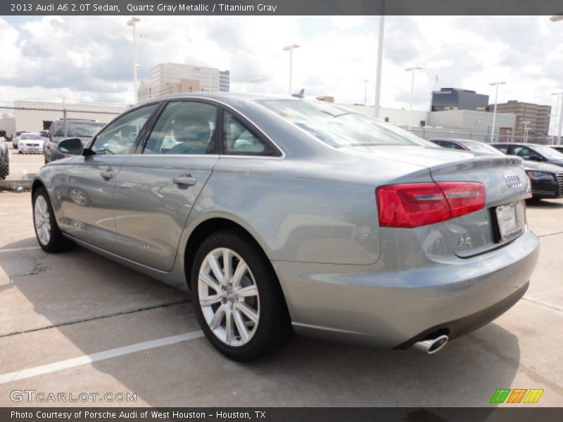 Quartz Gray Metallic / Titanium Gray 2013 Audi A6 2.0T Sedan
