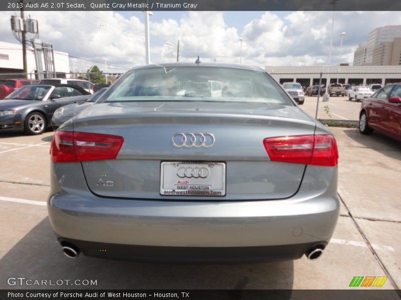 Quartz Gray Metallic / Titanium Gray 2013 Audi A6 2.0T Sedan