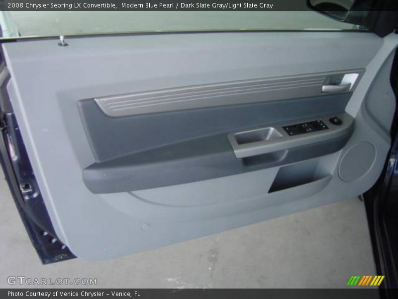 Modern Blue Pearl / Dark Slate Gray/Light Slate Gray 2008 Chrysler Sebring LX Convertible