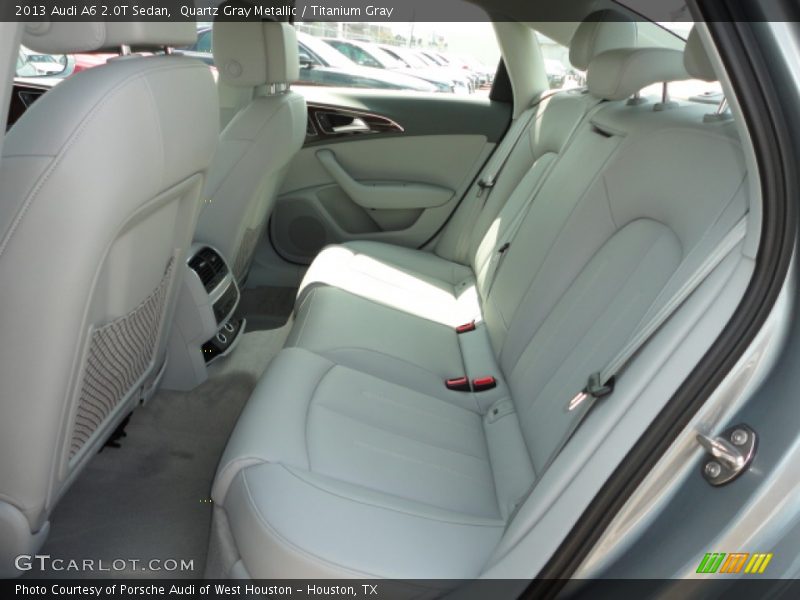 Quartz Gray Metallic / Titanium Gray 2013 Audi A6 2.0T Sedan