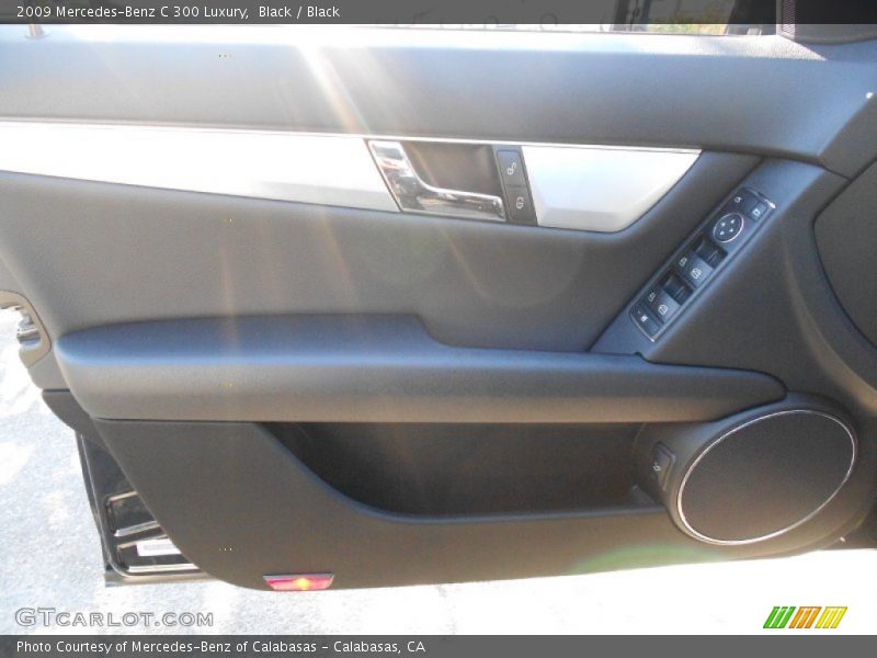 Black / Black 2009 Mercedes-Benz C 300 Luxury