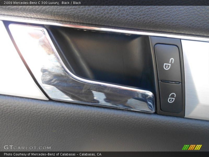 Black / Black 2009 Mercedes-Benz C 300 Luxury