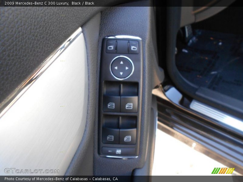 Black / Black 2009 Mercedes-Benz C 300 Luxury
