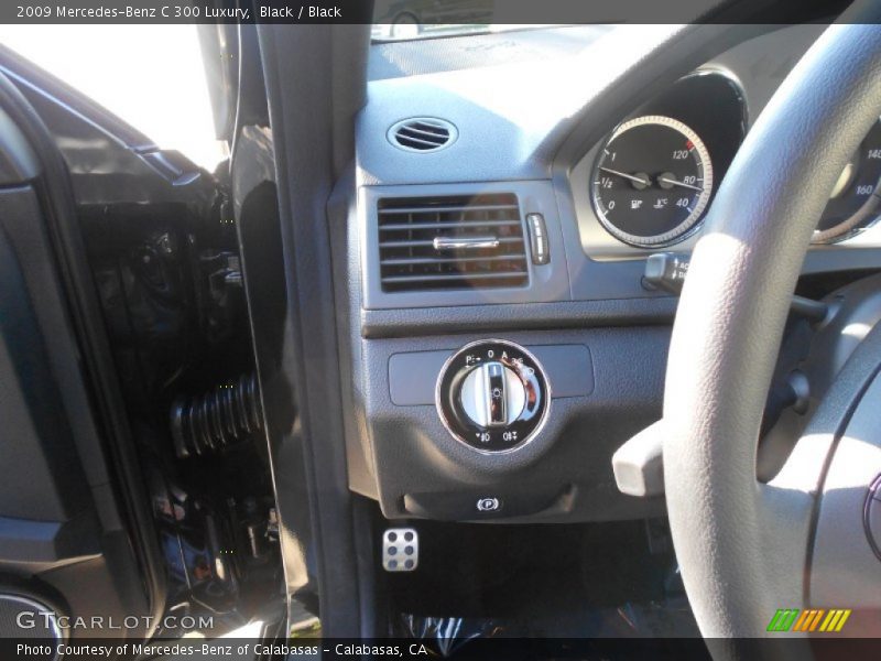 Black / Black 2009 Mercedes-Benz C 300 Luxury
