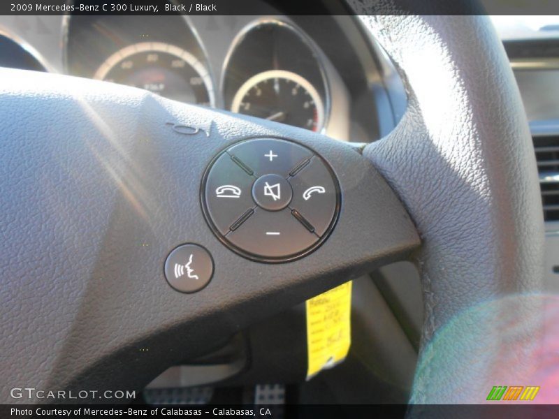 Black / Black 2009 Mercedes-Benz C 300 Luxury
