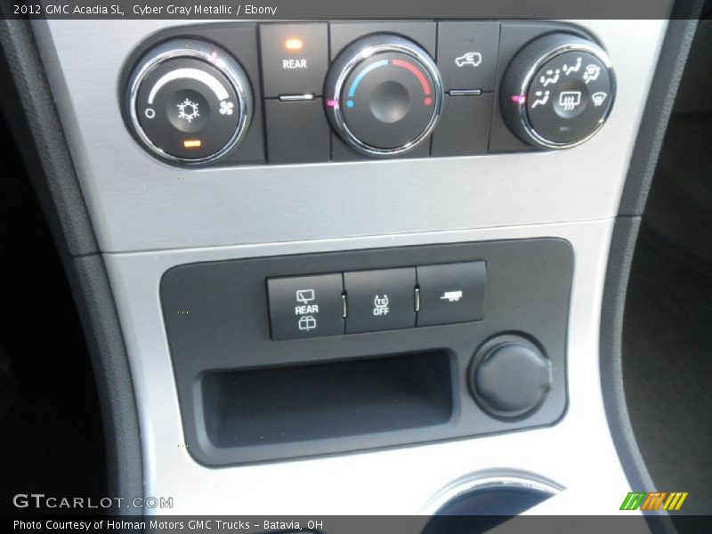 Cyber Gray Metallic / Ebony 2012 GMC Acadia SL