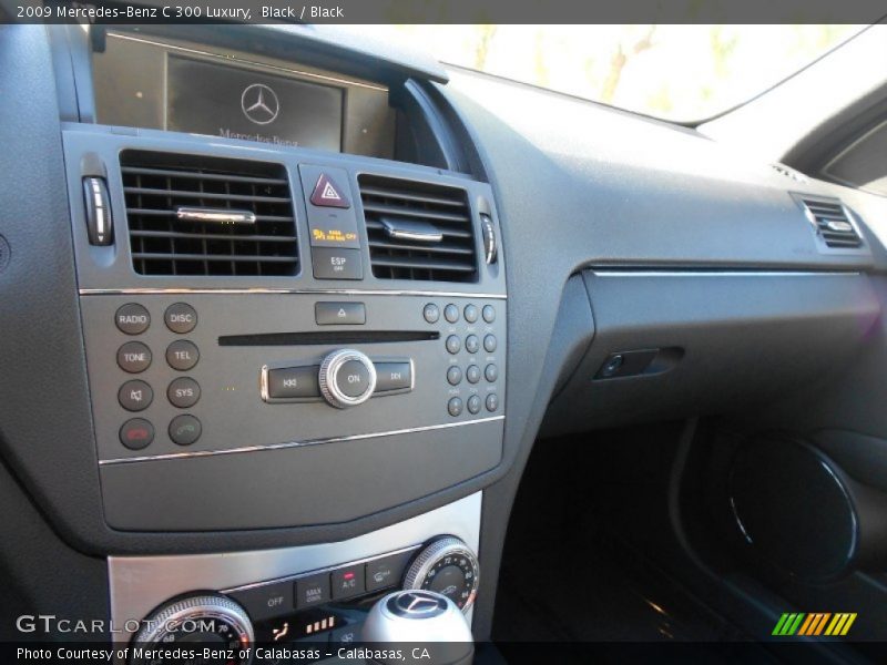 Black / Black 2009 Mercedes-Benz C 300 Luxury