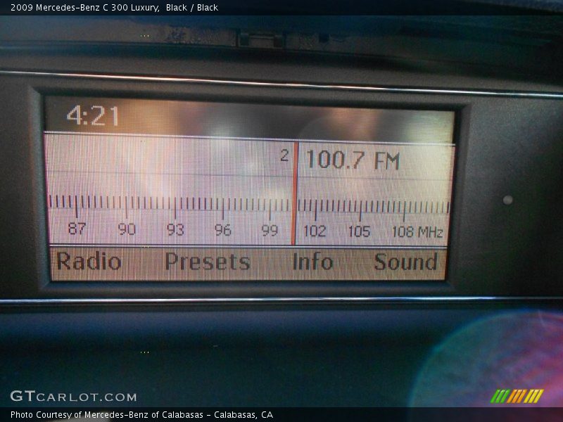 Black / Black 2009 Mercedes-Benz C 300 Luxury