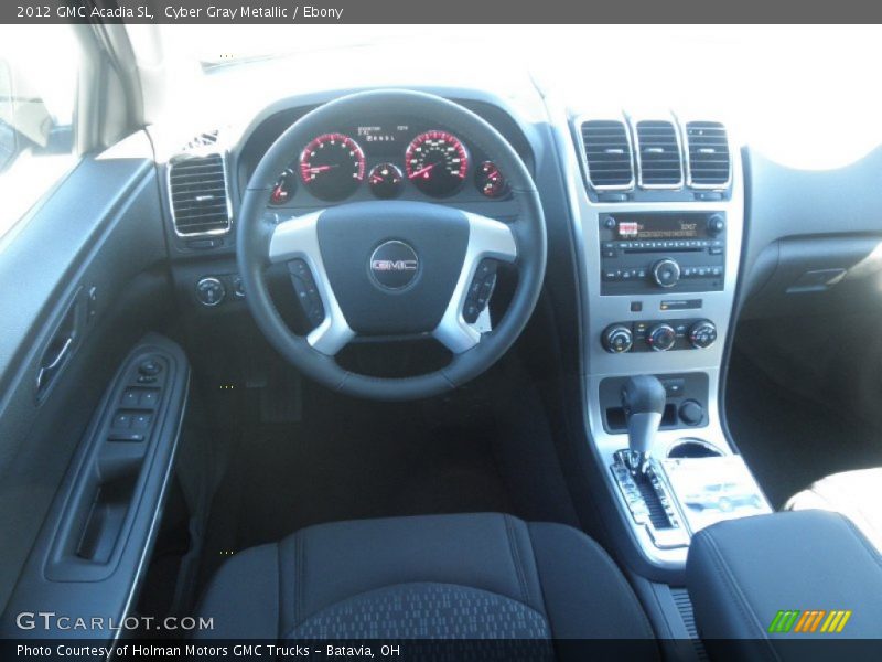 Cyber Gray Metallic / Ebony 2012 GMC Acadia SL