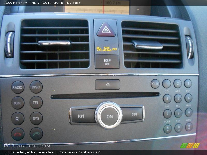 Black / Black 2009 Mercedes-Benz C 300 Luxury