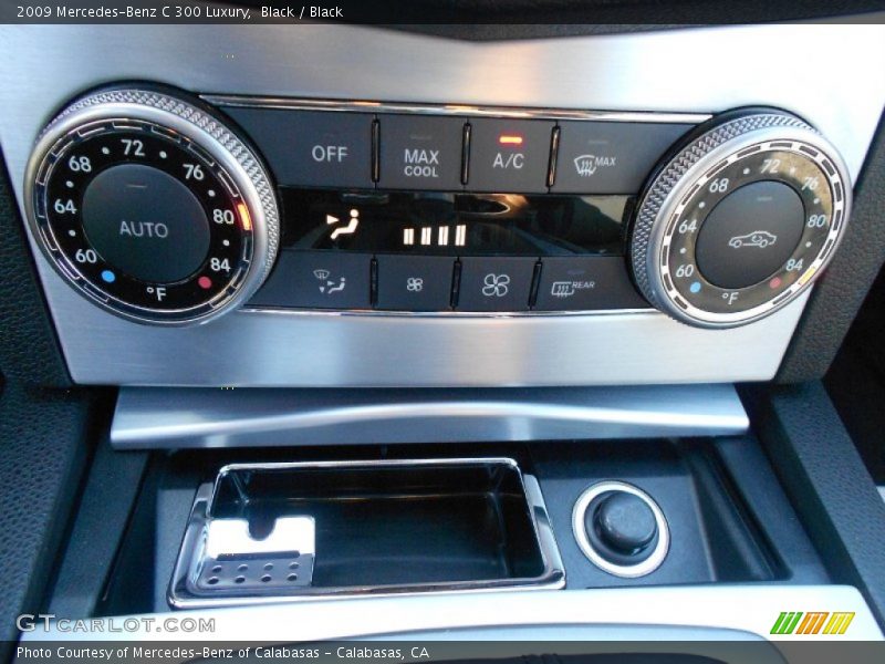 Black / Black 2009 Mercedes-Benz C 300 Luxury