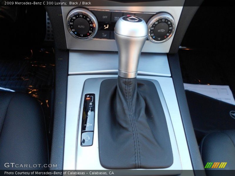 Black / Black 2009 Mercedes-Benz C 300 Luxury