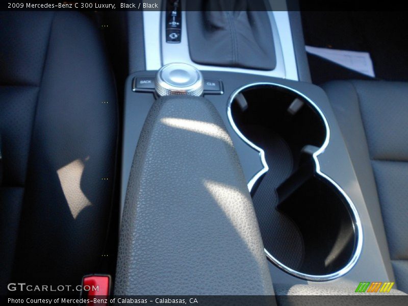 Black / Black 2009 Mercedes-Benz C 300 Luxury