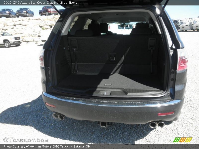 Cyber Gray Metallic / Ebony 2012 GMC Acadia SL