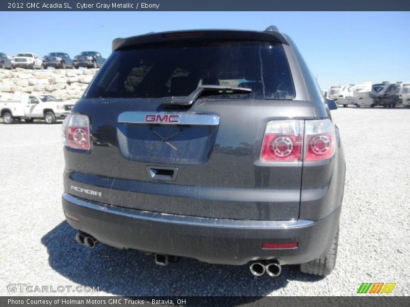 Cyber Gray Metallic / Ebony 2012 GMC Acadia SL