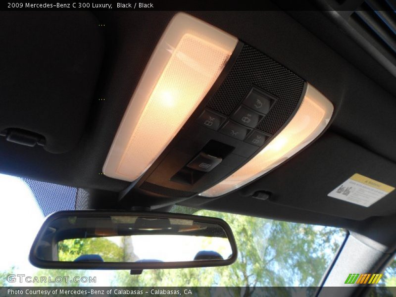 Black / Black 2009 Mercedes-Benz C 300 Luxury