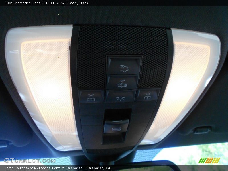 Black / Black 2009 Mercedes-Benz C 300 Luxury