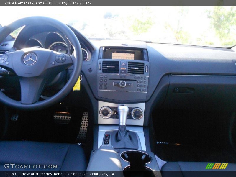 Black / Black 2009 Mercedes-Benz C 300 Luxury