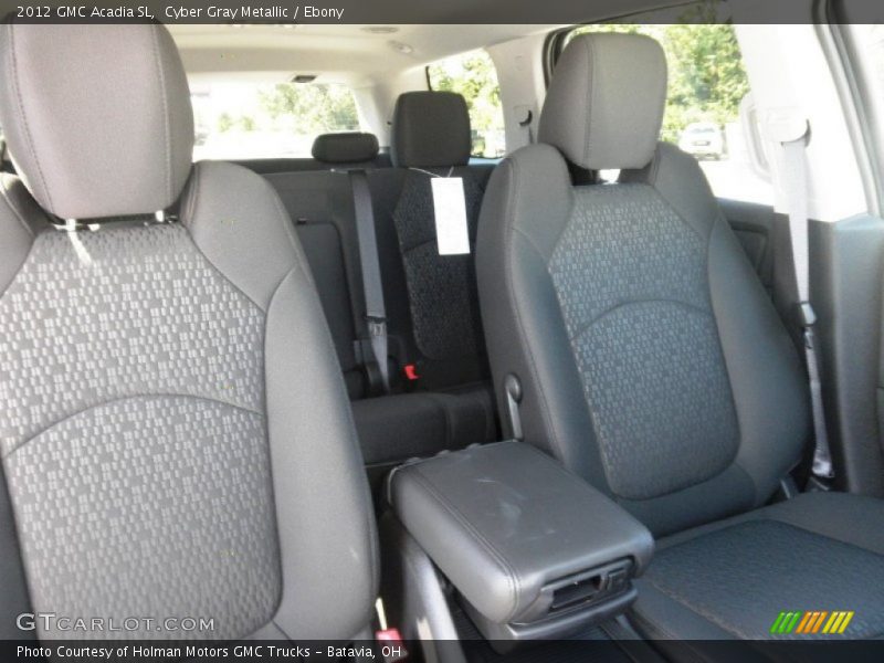 Cyber Gray Metallic / Ebony 2012 GMC Acadia SL