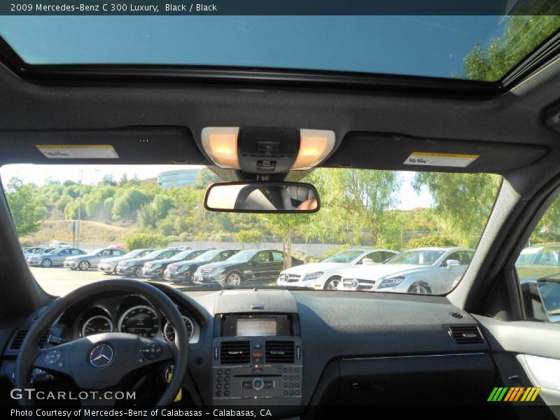 Black / Black 2009 Mercedes-Benz C 300 Luxury