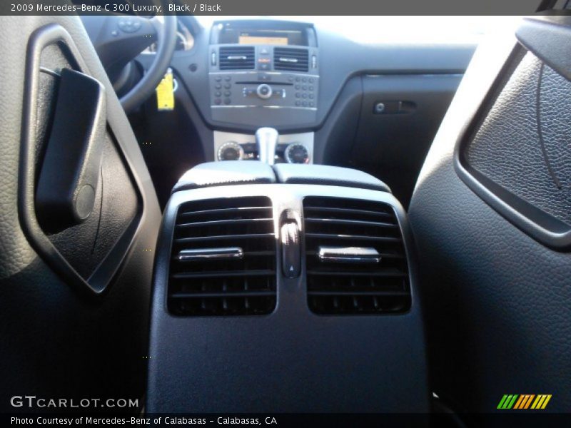 Black / Black 2009 Mercedes-Benz C 300 Luxury