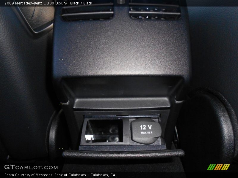 Black / Black 2009 Mercedes-Benz C 300 Luxury