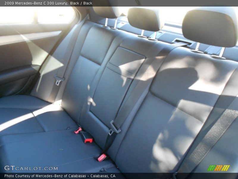 Black / Black 2009 Mercedes-Benz C 300 Luxury