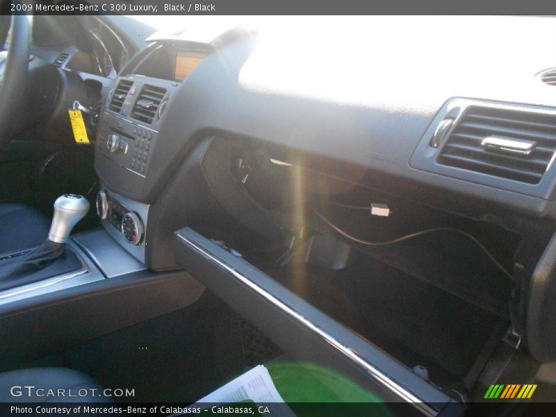Black / Black 2009 Mercedes-Benz C 300 Luxury