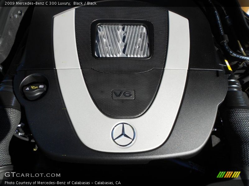 Black / Black 2009 Mercedes-Benz C 300 Luxury