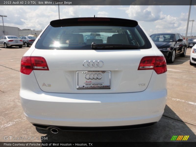 Ibis White / Luxor Beige 2013 Audi A3 2.0 TDI