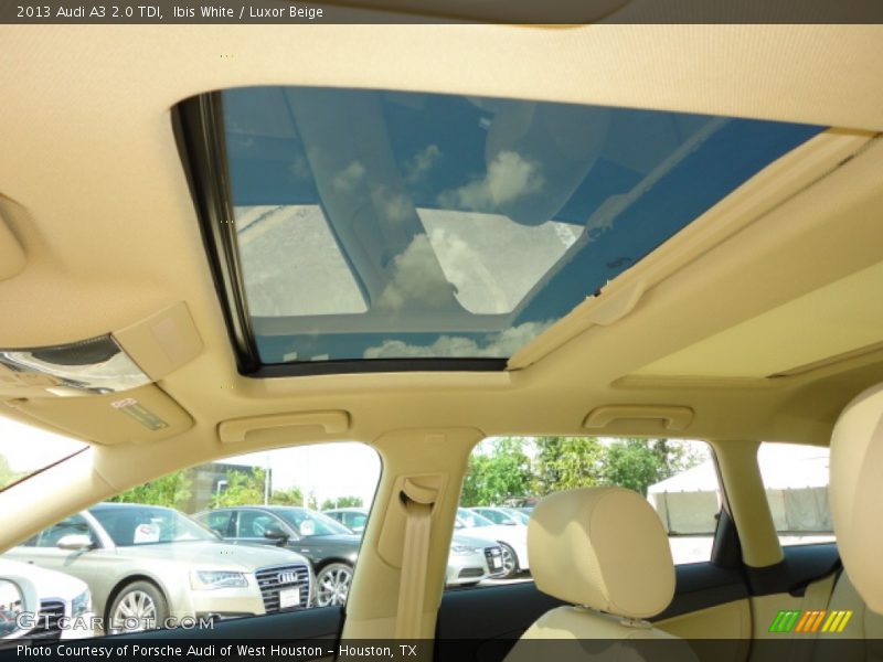 Ibis White / Luxor Beige 2013 Audi A3 2.0 TDI