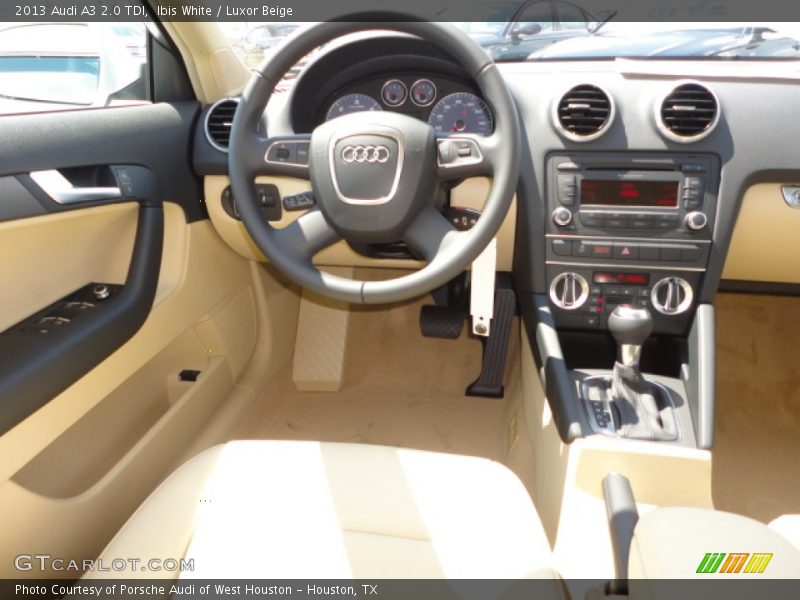 Ibis White / Luxor Beige 2013 Audi A3 2.0 TDI