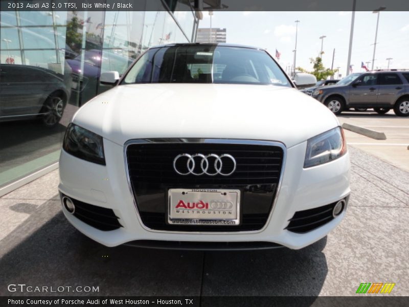 Ibis White / Black 2013 Audi A3 2.0 TFSI