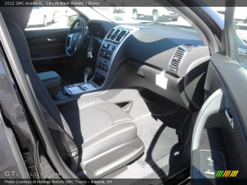 Carbon Black Metallic / Ebony 2012 GMC Acadia SL