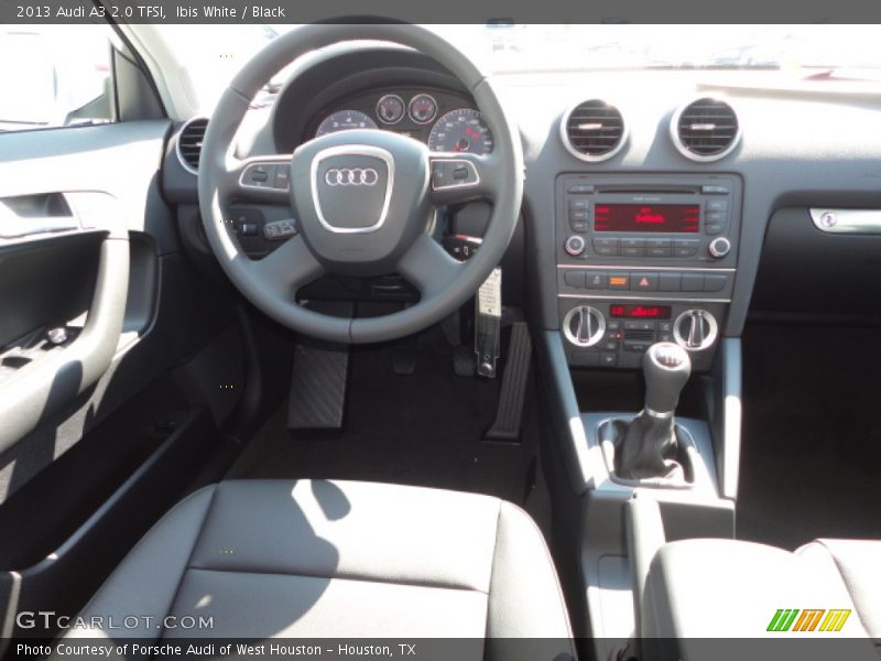 Ibis White / Black 2013 Audi A3 2.0 TFSI