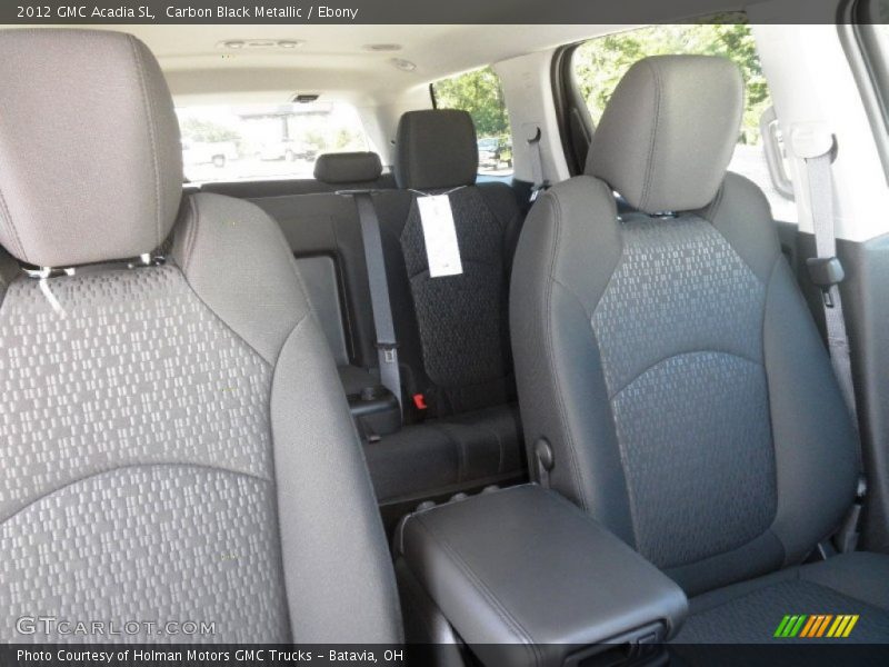 Carbon Black Metallic / Ebony 2012 GMC Acadia SL