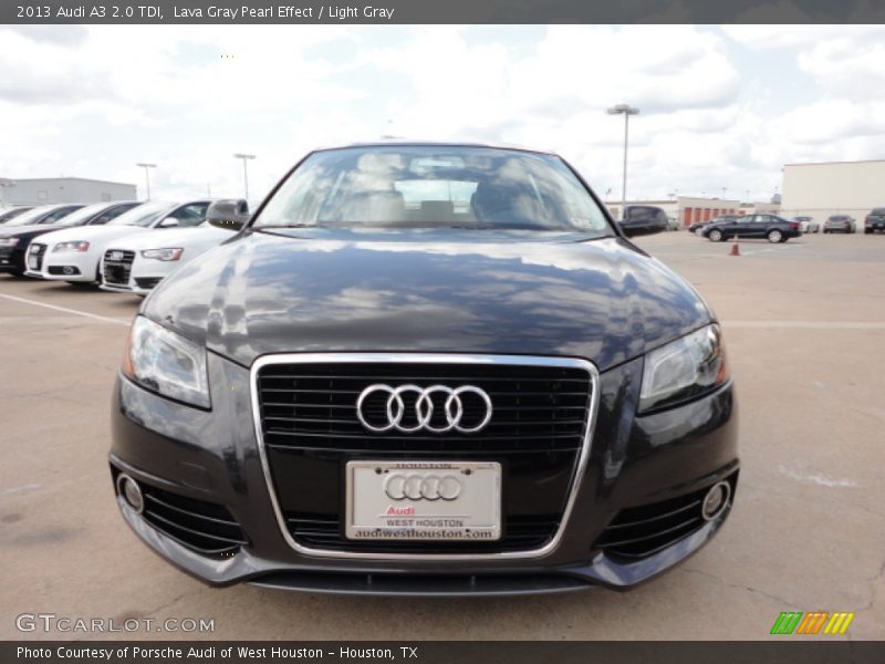 Lava Gray Pearl Effect / Light Gray 2013 Audi A3 2.0 TDI
