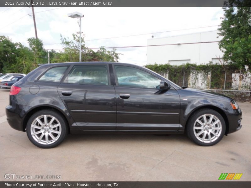 Lava Gray Pearl Effect / Light Gray 2013 Audi A3 2.0 TDI