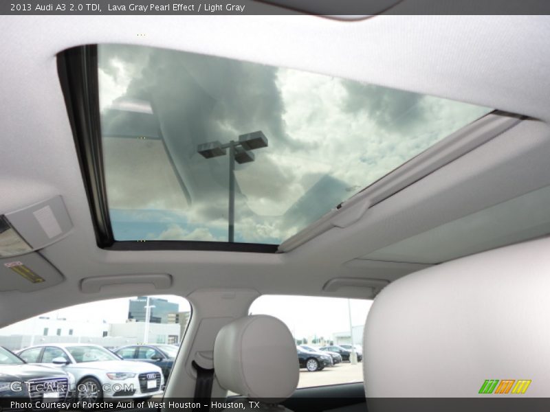 Lava Gray Pearl Effect / Light Gray 2013 Audi A3 2.0 TDI